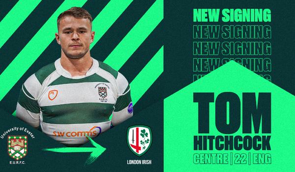Tom Hitchcock joins London Irish